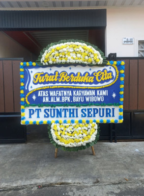 Papan Bunga Duka di Purworeja Klampok